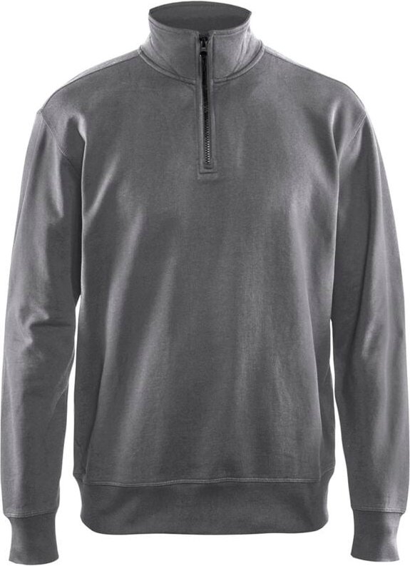 Arbeits-Sweatshirt mit Lkw-Kragen 3369 - Hellgrau M