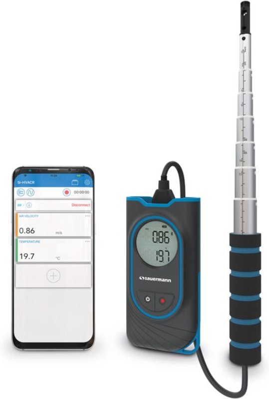 Sauermann - Si-VH3 Thermo-Anemometer mit Hitzdraht
