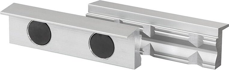 Magnetische Aluminium Backen fuer 125mm Schraubstock Prisma Fervi 0520/125P