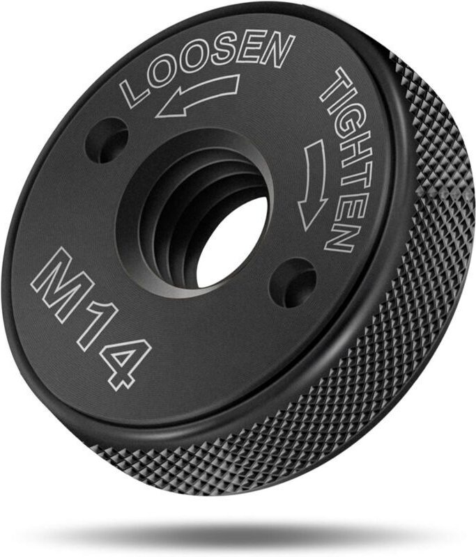 SDS Clic M14 Schnellspannmutter, für alle Winkelschleifer von AEG, Black & Decker, Dewalt, Flex, Hitachi, Metabo, Makita...