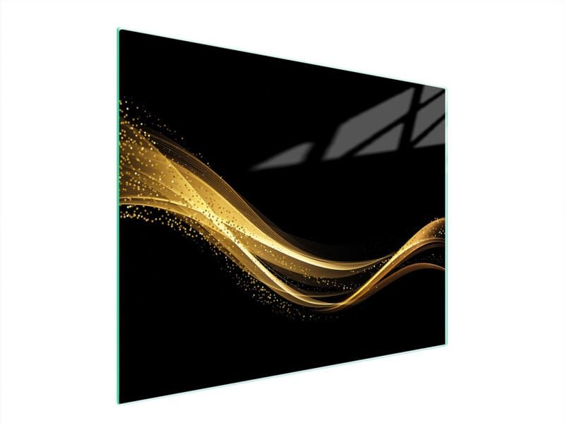 Glasschneidebrett 52x40 Schwarz