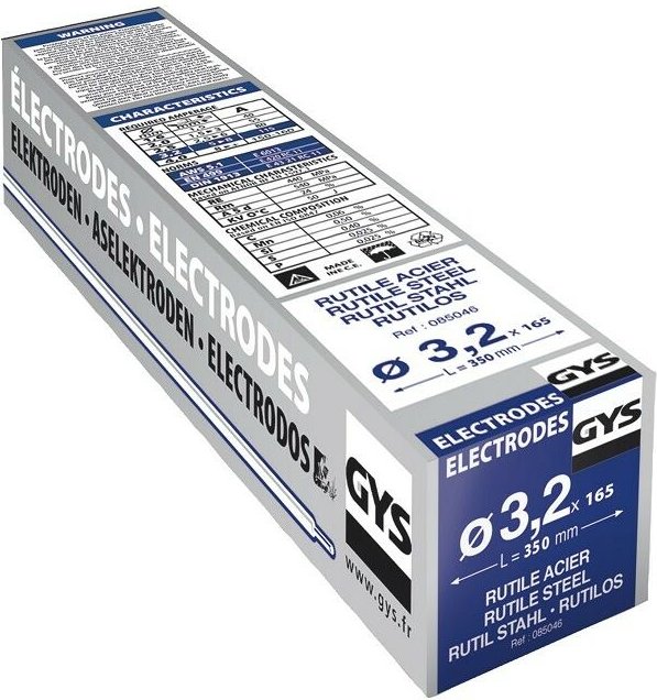 GYS - Gehäuse mit 165 Elektroden Rutil Stahl E6013 Ø3,2 mm - 085046