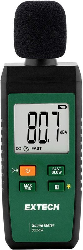 Thumbnail - Extech - Schallpegel-Messgerät SL250W 30 - 130 dB 31.5 Hz - 8000 Hz