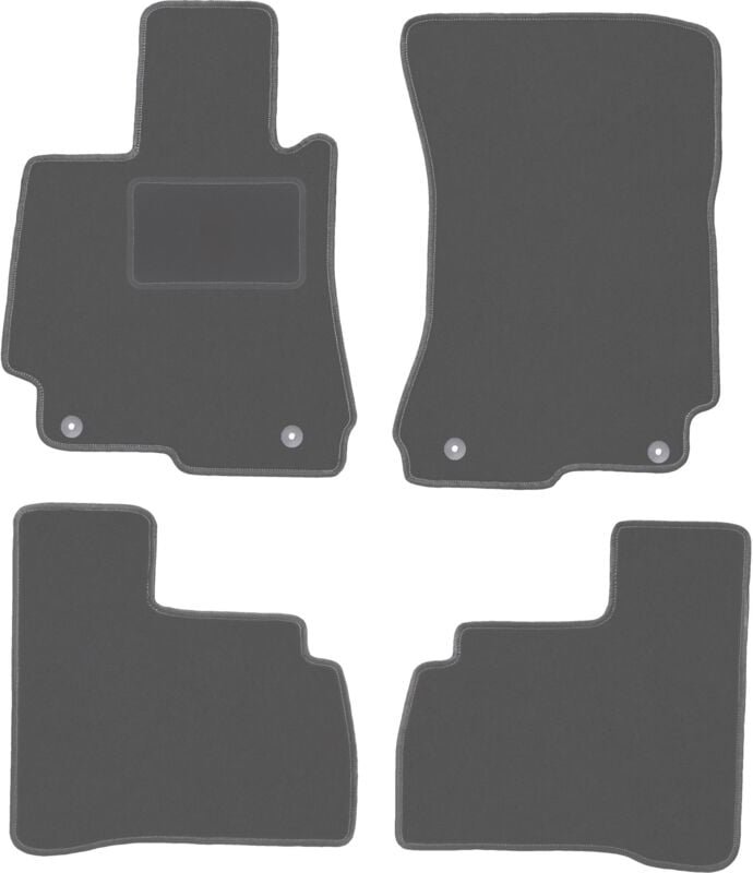 Graphit-Fußmatten für: Mercedes W221 S-Klasse Limousine kurz (2005-2013)