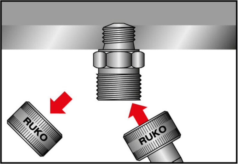 Ruko - lwechsel Ventilschraube m 12 x 1,5