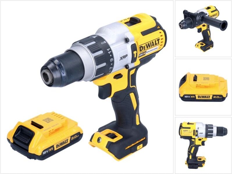 Dcd 996 n Akku Schlagbohrschrauber 18 v 95 Nm Brushless + 1x Akku 2,0 Ah - ohne Ladegerät - Dewalt