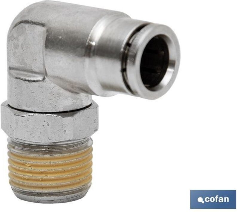 12-mm-Rohrbogenanschluss. 1/2 Faden