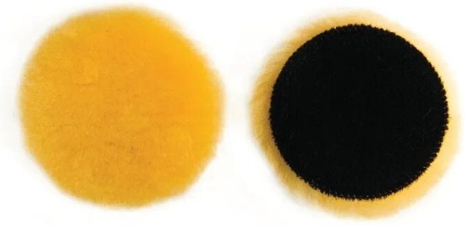 Mirka Buffer In Woll Lamb Yellow Pro Grip 80 Mm Pcs.1