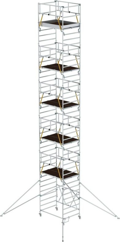 MUNK Klappgerüst SG 1,35x2,45m mit Ausleger und Sicherheitsgeländer 13,04m AH