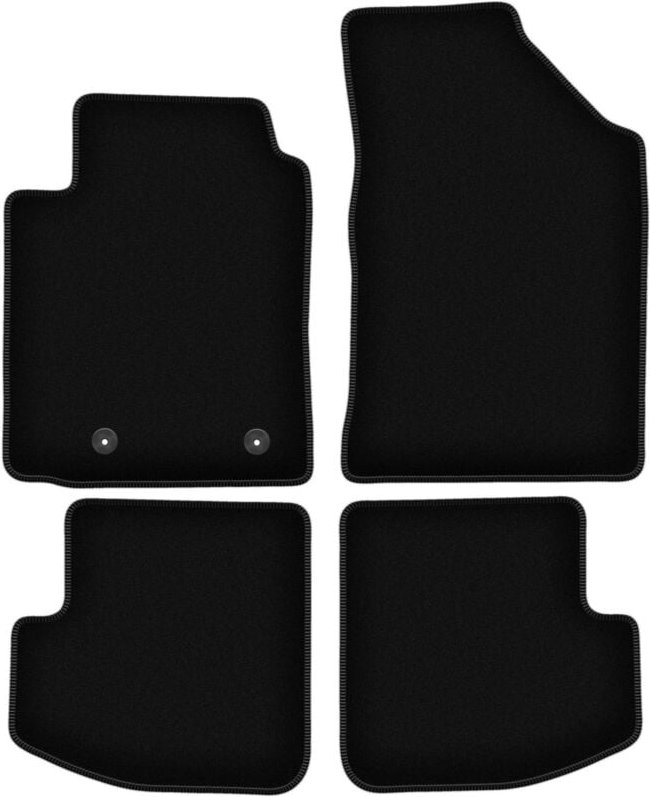 BASIC schwarze Veloursmatten für: Toyota Yaris I 3-Türer (1999-2005)