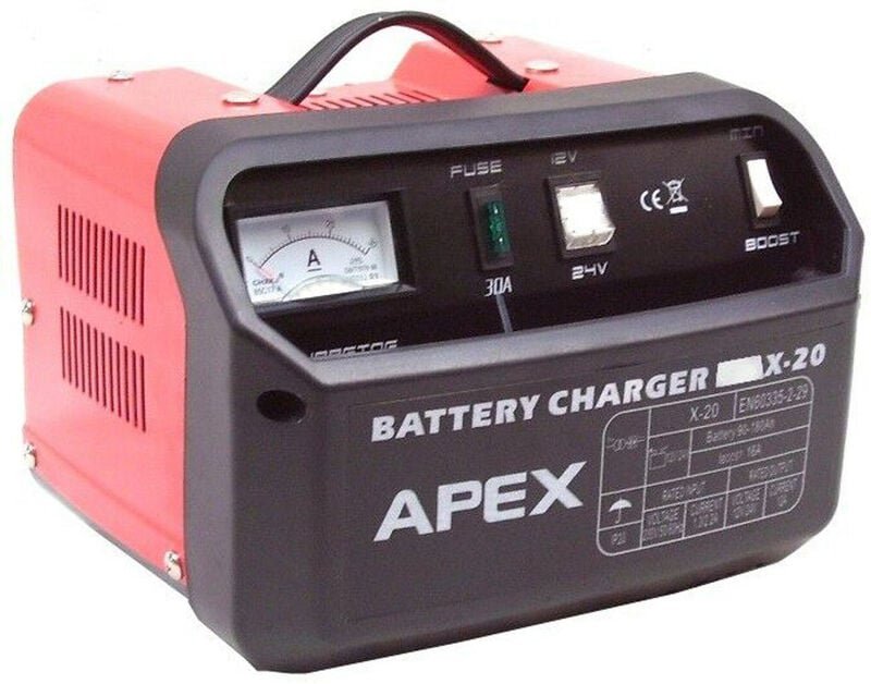 Apex - kfz Batterieladegerät Ladegerät 20 Starhilfe pkw lkw 12V 24V Motorrad Booster