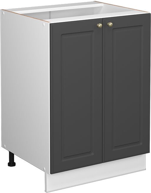 Vicco - Midischrank Fame-Line, Anthrazit-Gold, 60 x 81.6 cm ohne Arbeitsplatte