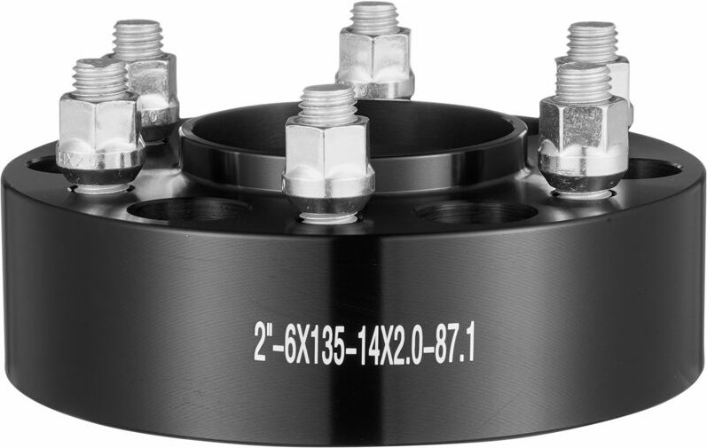 Mophorn - 2' 6'x5,3' Spurverbreiterungen, 6 Bolzen geschmiedete Nabenzentrieradapter, M14 x2 Bolzen, 87,1 mm Bohrung, pa...