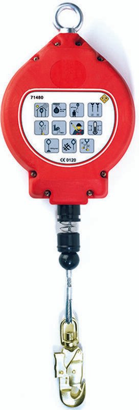 Thumbnail - Höhensicherungsgerät mit 10 m Kabel pachua - EN360