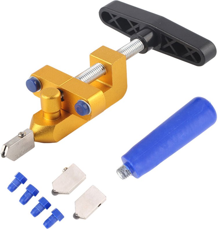 Jeffergarden - Einköpfiger Glasschneider tragbares multifunktionales Fliesenöffner Keramikschneidwerkzeug