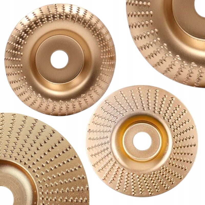 x Holzschnitz-Schleifscheiben 125 mm FLACH und KONVEX