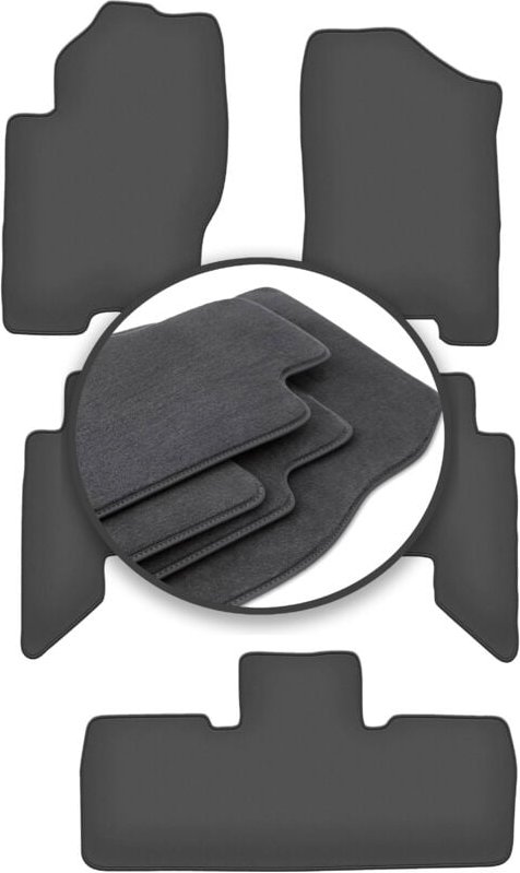 Premium Automatten für: Nissan Pathfinder 7-Sitzer (vor Facelift) (2005-2010)