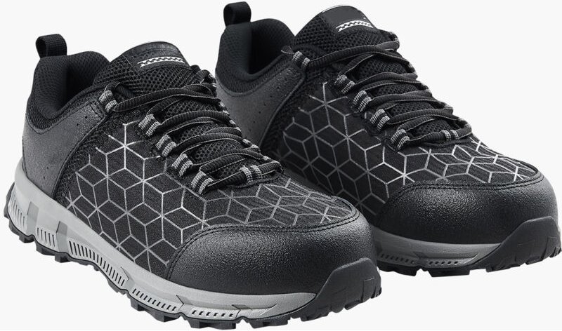 Zehenkappenschuhe für Herren, US-Größe 9,5 breit, gepolsterter Sport-Sicherheits-Arbeitsschuh für Herren, strapazierfähi...