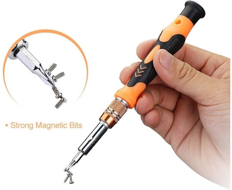 Trade Shop Traesio - Trade Shop - torx-schraubendreher-set 6 + 6 magnetisch für pc notebook uhren reparaturen -