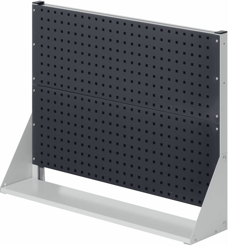 Kappes ®RasterPlan Stellwände einseitig Größe 2 - 2x Lochplatte Anthrazitgrau RAL 7016