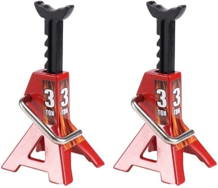 CHOYCLIT Andere Auto-Ersatzteile, 2 Stück 1/10 RC-Autos, Metall-Wagenheber, Reparaturwerkzeuge, 2 Stück/Set,