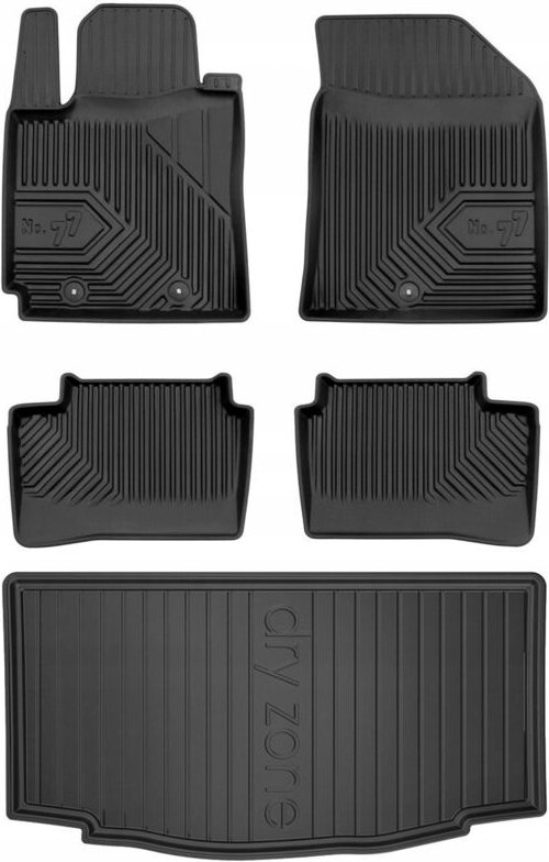 SET 77 Fußmatten und Matten Hyundai i10 2 Schrägheck 2013-2019