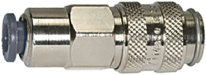 Thumbnail - Schnellverschlusskupplung nw 5, ms vern., push-in Anschluss 8 mm - Riegler