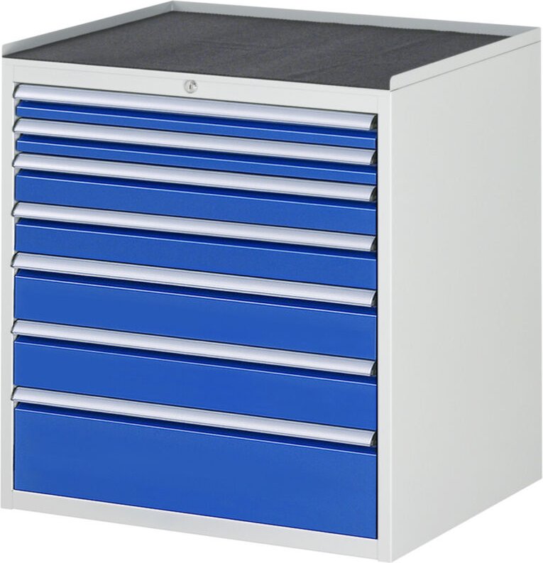 Thumbnail - Rau Schubladenschrank m. Anti-Rutsch-Matte 7 Schubl.-XL 2x60 2x90 2x120 1x180mm
