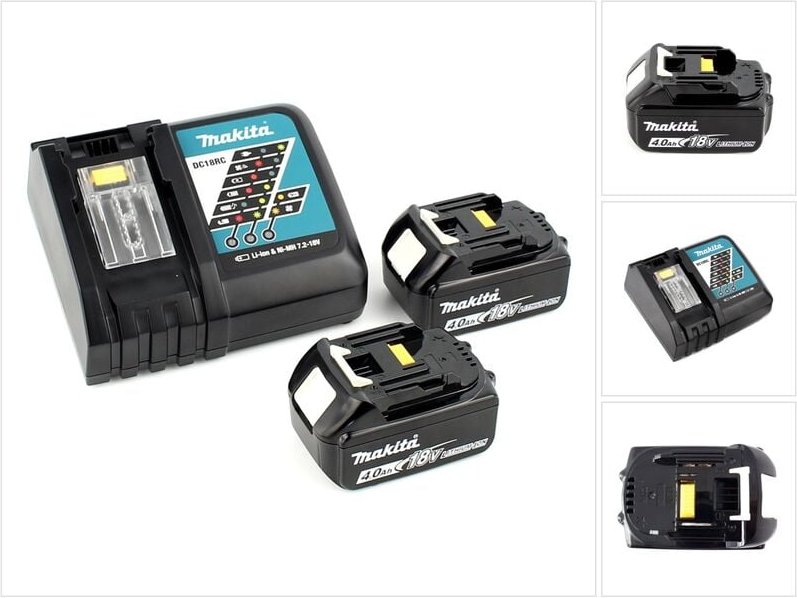 No Brand - Makita Power Source Kit 18V mit 2x BL1840B Akku 4,0Ah + DC18RC Ladegerät