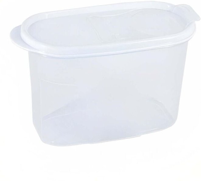 Glas mit Dosierdeckel 1,2L Weiß 20x9,5x12,5cm 7house