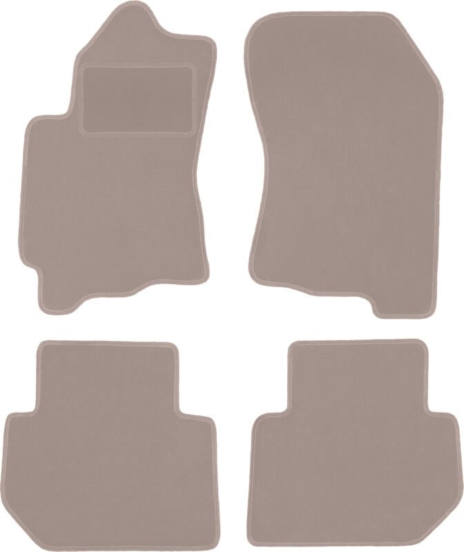 Beige Velours-Fußmatten für: Subaru B9 Tribeca SUV (2009-2009)