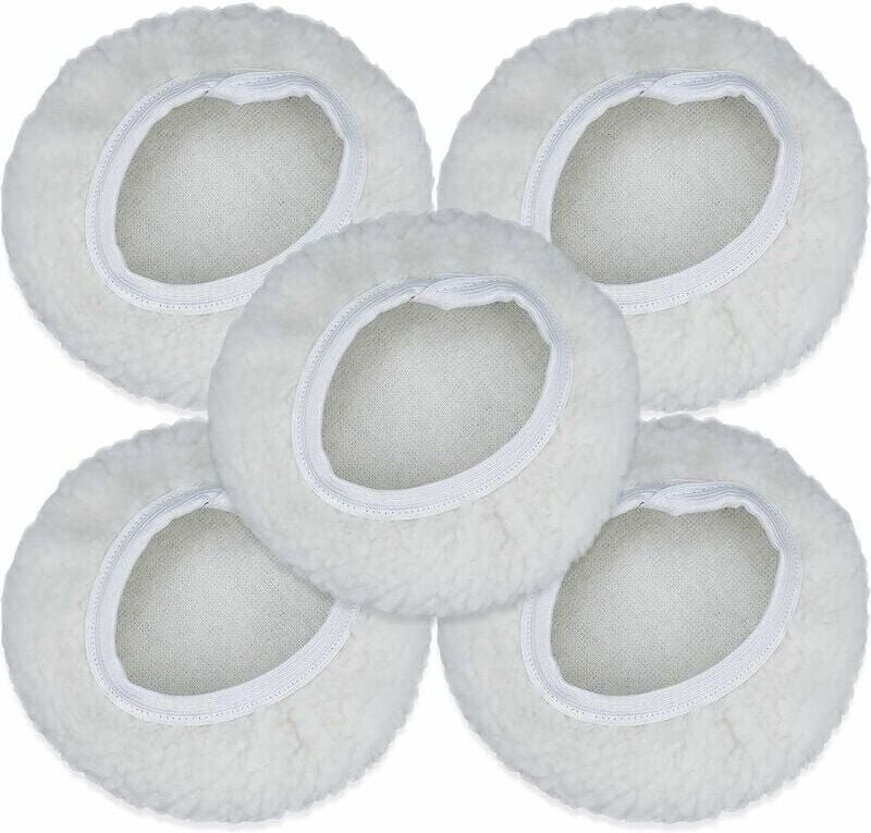 5-teilige Polierhaube, 125–150 mm Auto-Polierscheiben-Set, Wollhauben-Wachspads für die meisten Autopolierer