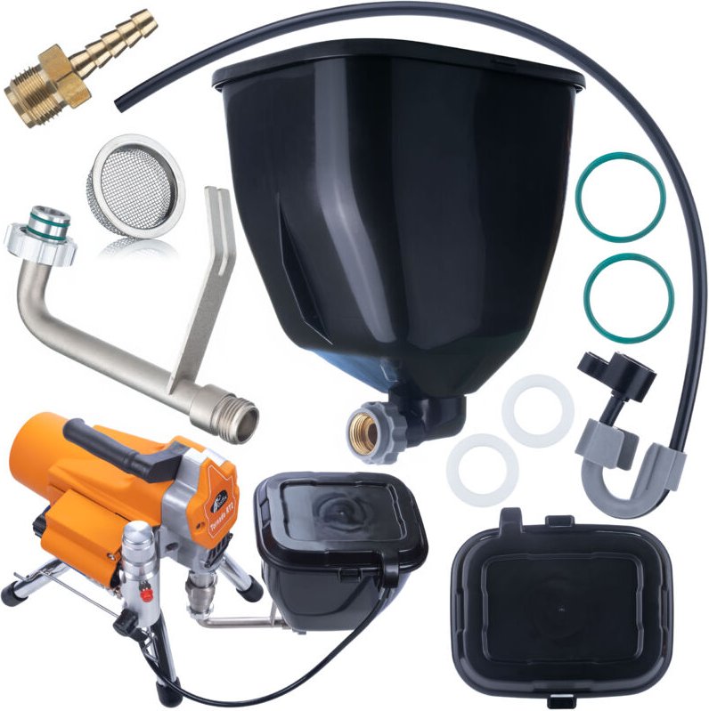 6L Tank für Material/Farbe für die Kolbenlackiergeräte Tornado und Zenthril der Serien EasyPerformance und PowerXcellenc...