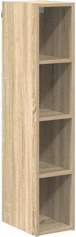 Hängeschrank Riga Sonoma-Eiche 20 x 29,5 x 100 cm Holzwerkstoff vidaXL