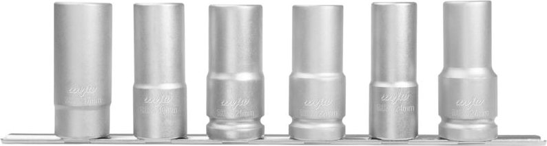 Steckschlüsselsatz 3/4" 6-kant LANG 17-27mm auf Schiene