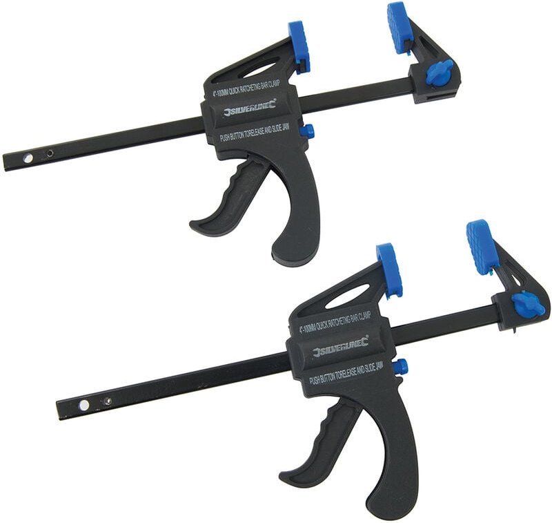 Thumbnail - Silverline - Einhandzwingen, Doppelpckg. 100 mm