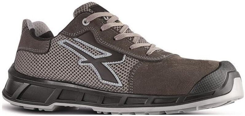 Sicherheitshalbschuh Lamar Größe 42 W. 11 grau/grau S1PS FO SR ESD EN ISO 20345:2022 Mesh/Veloursleder