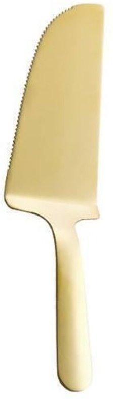 Goldfarbener kuchenspaten - edelstahl