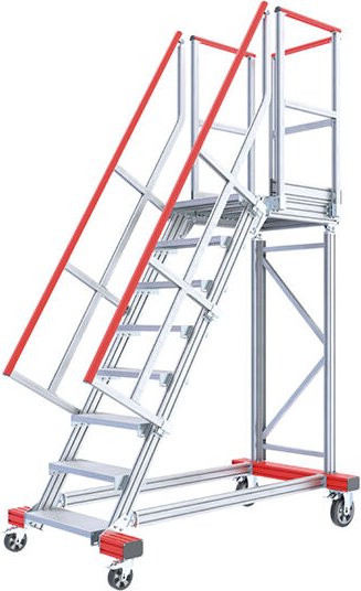 Matisère - Podesttreppe 5-stufig - Max. Arbeitshöhe 3.25m - 22301004