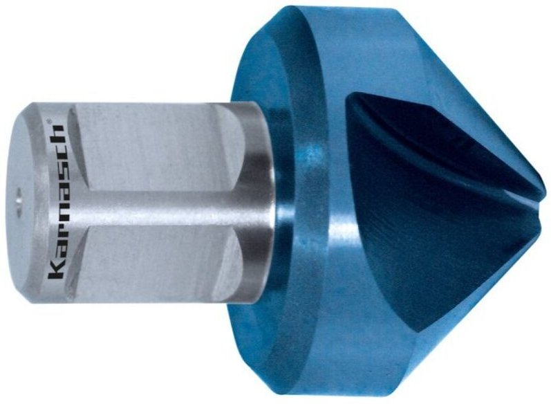 Kegelsenker hss-xe 90 Grad Blue-tec-Beschichtet 3-Schneiden 55 mm