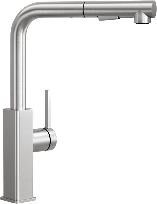 Küchenarmatur Gebürstet Ausziehbare Spültischarmatur mit Zweistrahl, hoher Auslauf 360° schwenkbarer Wasserhahn, Hochdru...