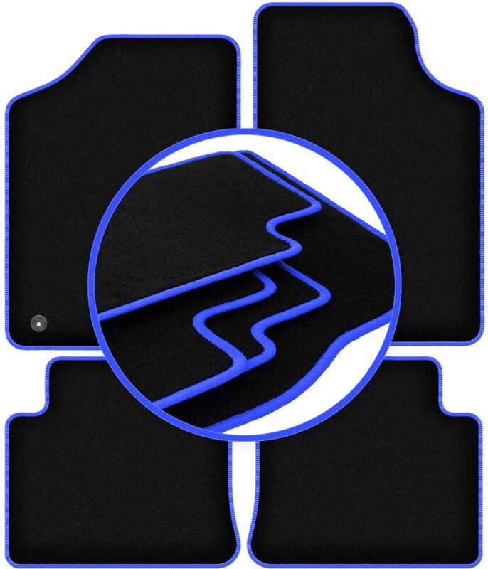 CARLUX-BLUE Autofußmatten für: Citroen ZX Fließheck (1991-1998)