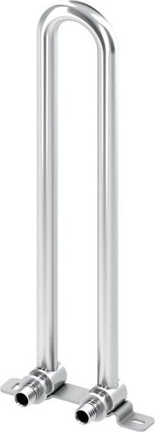 Flex Heizkörper Montagegarnitur für Ventilkompaktheizkörper Bodenmontage Dimension 16mm, vernickelt - Tece