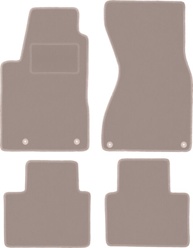 Beige Veloursmatten für: Audi A8 D2 Limousine (1994-2002)