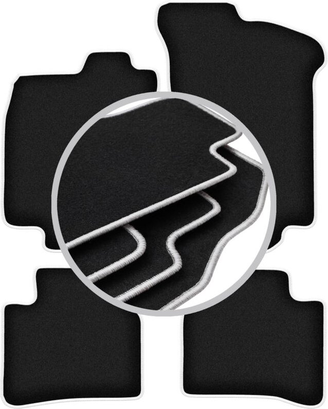 CARLUX-SILVER Autofußmatten für: Fiat Tempra Kombi, Limousine (1990-1999)