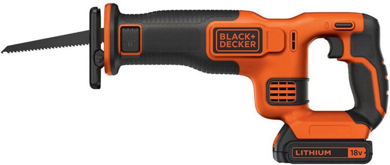 Black&decker - black+decker BDCR18M1 Akku Säbelsäge Fuchsschwanz 18V mit Akku 4Ah Ladegerät