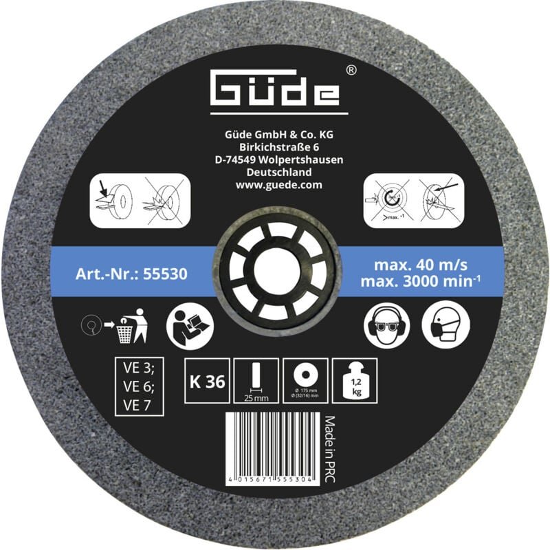 Thumbnail - Güde - Schleifscheibe 175x25x32 mm K36