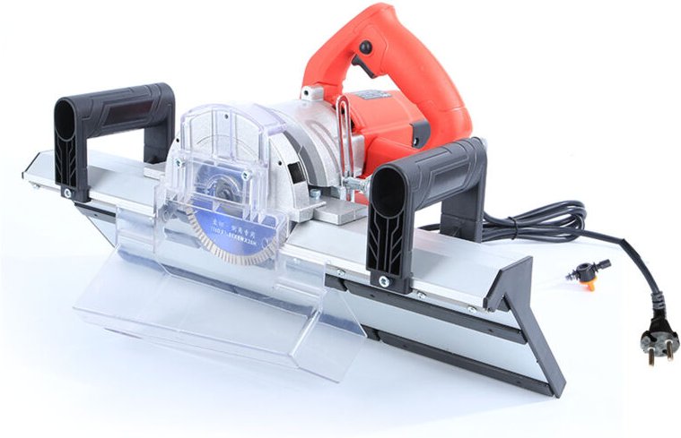 Elektrische Fliesenscharfenschneider mit saw 45 -Grad -Abkämme 13000 u / min 1200W Keramikkammer 12 -v -Wasserpumpe 2,2 ...