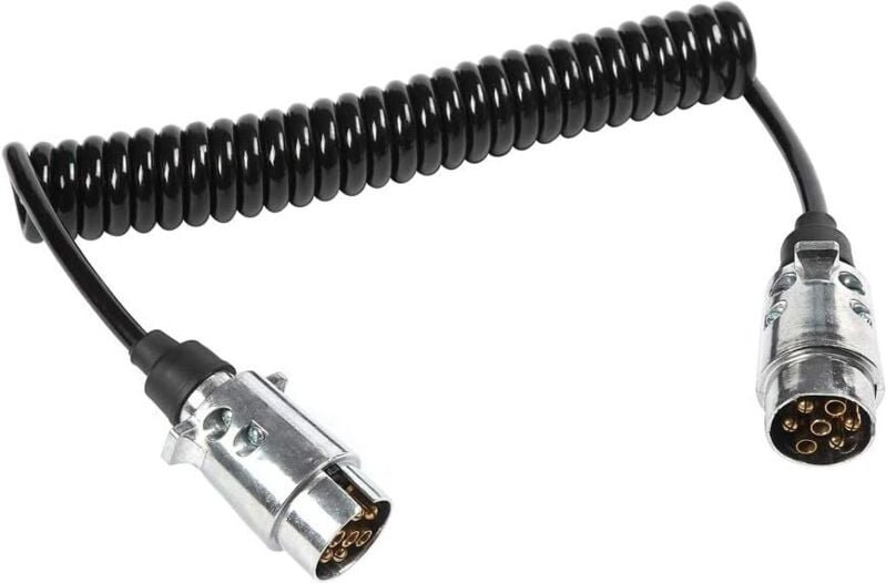 7-poliges Anhänger-Verlängerungskabel, 2 m langes Anhänger-Verlängerungskabel, 7-polige Buchse aus Aluminiumlegierung, 1...