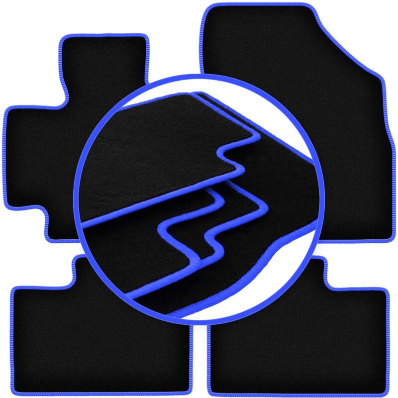 CARLUX-BLUE Autofußmatten für: Suzuki Ignis III Fließheck (2015-)